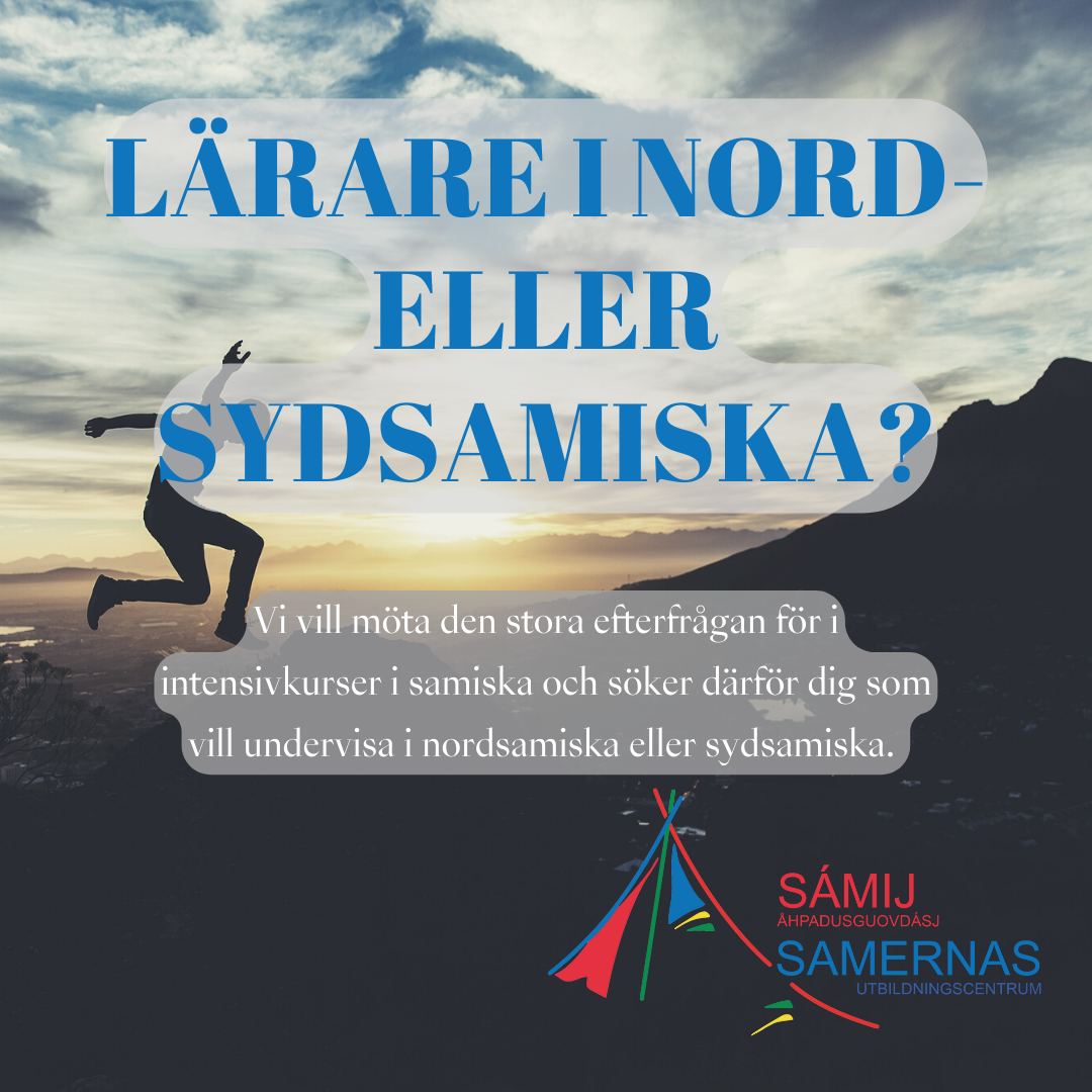 Lärare i nord- eller sydsamiska?